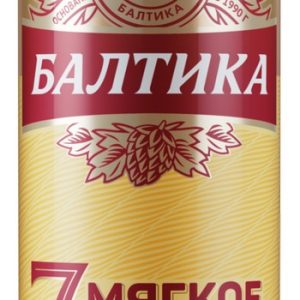 Пиво Балтика №7 Мягкое светлое ж/б 4,7% 0,45л