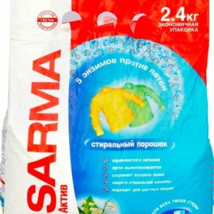Порошок стиральный Sarma Active Ландыш д/всех типов стирки м/у 2,4кг