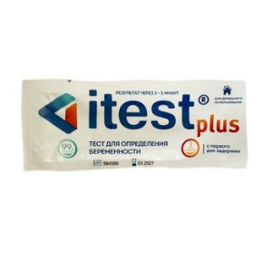 Тест Itest Plus д/определения беременности 1шт