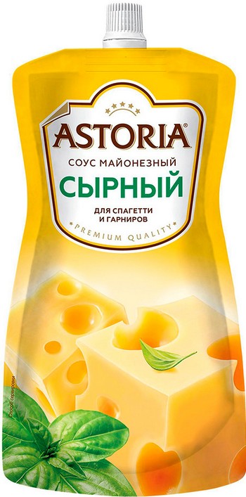 Соус майонезный Astoria Сырный 42% д/п 233г