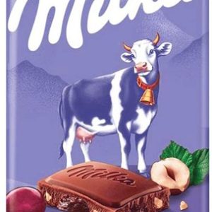 Шоколад Milka фундук-изюм 80г