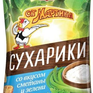 Сухарики от Мартина со вкус сметаны и зелени 60г