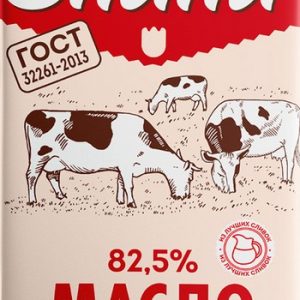 Масло Продукты из Елани Традиционное сливочное 82,5% 180г без змж