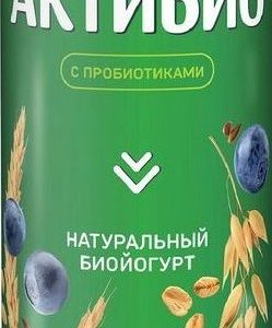 Биойогурт Данон АктиБио черника, 5злаков и льняные семена 1,6% бут 260г без змж