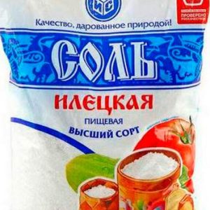 Соль Илецкая пищевая в/с м/у 1кг