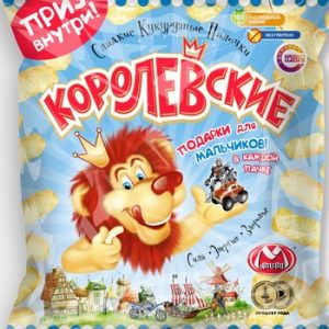 Кукурузные палочки Матяш Королевские сладкие подарки д/мальч м/у 70г