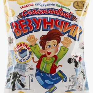 Кукурузные палочки Матяш Счастливый везунчик сладкие подарки д/мальч м/у 60г