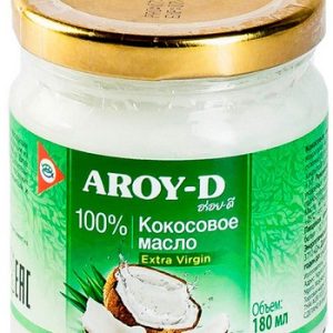 Масло Aroy-D кокосовое Extra virgin ст/б 180мл