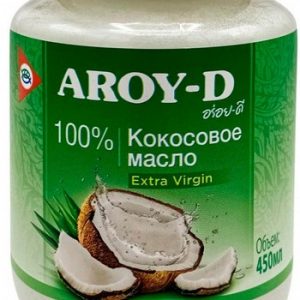 Масло Aroy-D кокосовое Extra virgin ст/б 450мл