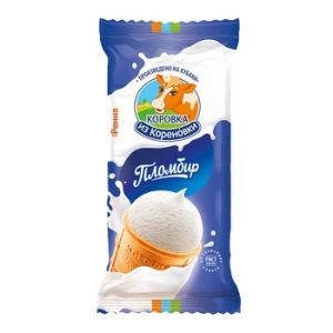 Мороженое Коровка из Кореновки пломбир 15% ваф стак 100г без змж