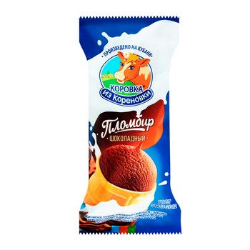 Мороженое Коровка из Кореновки пломбир шок 15% 100г без змж