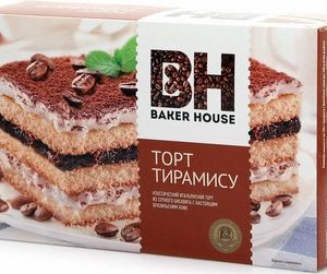 Торт РКК Бейкер Хаус Тирамису к/у 350г