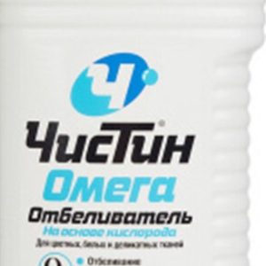 Средство Чистин Омега Отбеливатель без хлора для белых, цветных и деликатных тканей 950г