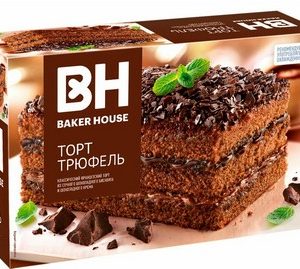 Торт РКК Бейкер Хаус Трюфель к/у 350г