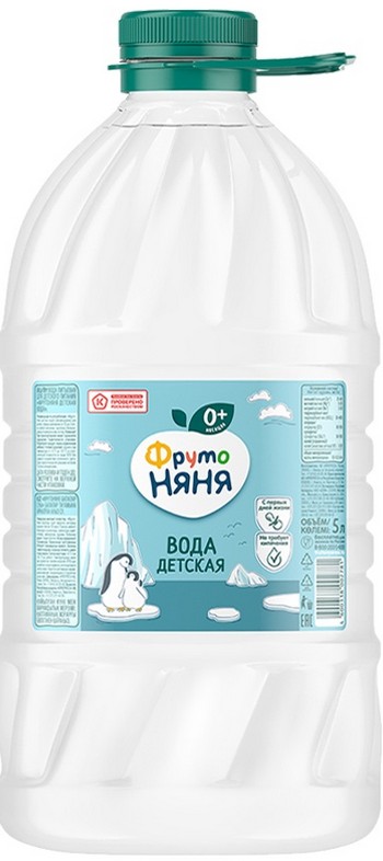 Вода Фруто Няня пэт 5л