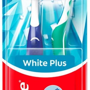 Зубная щетка Colgate Plus отбеливающая 1+1