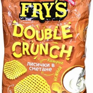 Чипсы Фрайс рифленые лисички в сметане м/у 130г