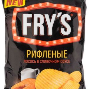 Чипсы Фрайс рифленые лосось в сливочном соусе м/у 130г
