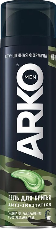 Гель д/бритья Arko Anti-Irritation п/раздражения 200мл