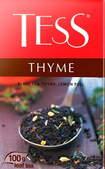 Чай Tess Thyme черн с аром чабреца и лимона 100г