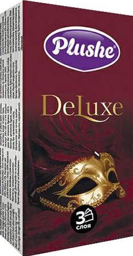 Платочки носовые Plushe Deluxe Standart 3-хсл 10шт