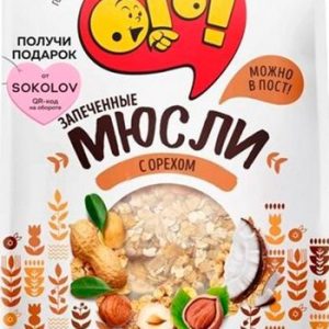 Мюсли Ого! запеченные с орехом м/у 350г