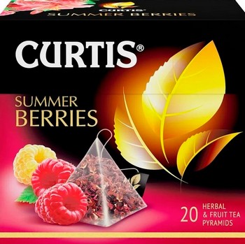 Чай Curtis Summer Berries черн пирам 20*1,7г