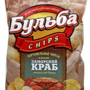 Чипсы Белпродукт Бульба заморский краб м/у 75г