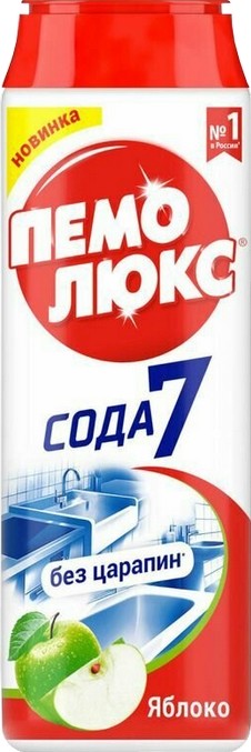 Средство чистящее Пемо Люкс сода 5 яблоко 480г