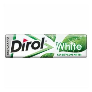 Жев.резинка Dirol White мята 10под 13,6г