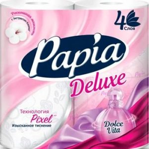 Бумага туалетная Papia Dolce vita 4-хсл 4шт
