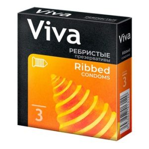 Презервативы Viva ребристые 3 шт