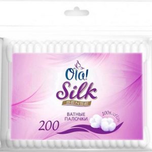 Палочки ватные Ola! Silk м/у 200шт