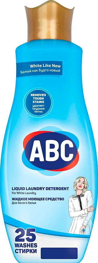 Гель д/стирки ABC White 1,5л