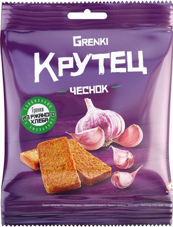 Гренки Крутец чеснок м/у 80г