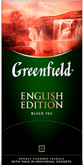 Чай Greenfield English edition черн байх 25*2г