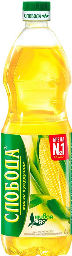 Масло кукурузное Слобода рафинир пэт 1л