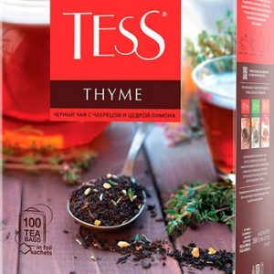 Чай Tess Thyme черн чабрец/лимон пакет 100*1,5г