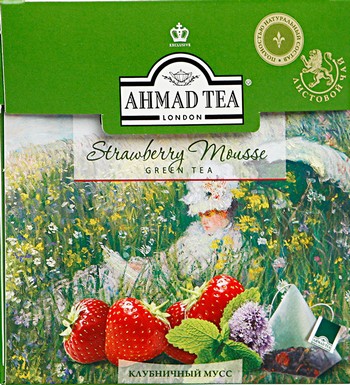 Чай Ахмад клубничный мусс 20*1.8 г