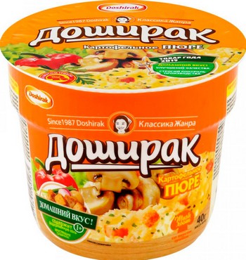 Пюре картофельное Доширак со вкусом грибов стак 40г