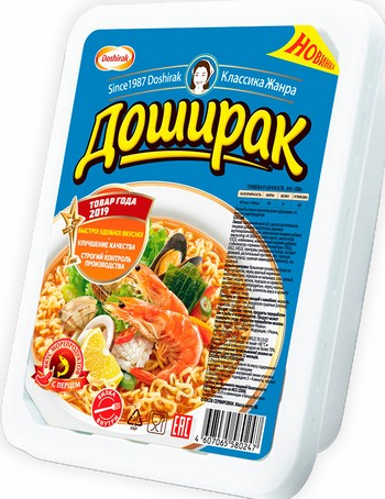 Лапша Доширак со вкусом морепродуктов 90г