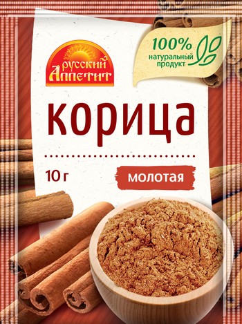 Корица Русский Аппетит молотая м/у 10г