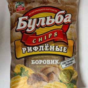 Чипсы Белпродукт Бульба рифленые боровик м/у 75г