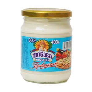 Майонез Любава Провансаль чудесный 50% твист 480г