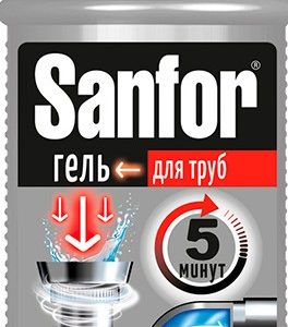 Гель Sanfor д/труб д/сложных засоров1000мл
