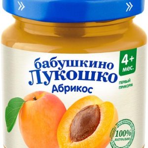 Пюре Бабушкино лукошко абрикос 4+ ст/б 100г