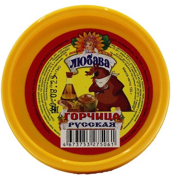 Горчица Любава Русская п/б 130г