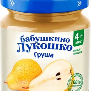 Пюре Бабушкино лукошко груша 4+ ст/б 100г