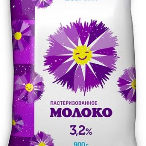 Молоко Добрыня 3,2% п/э 900г без змж