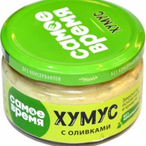 Хумус Санта Бремор Самое время с оливками 200г